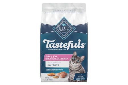 Blue Buffalo Tastefuls Sensitive Stomach Natural Adult Dry Cat Food photo