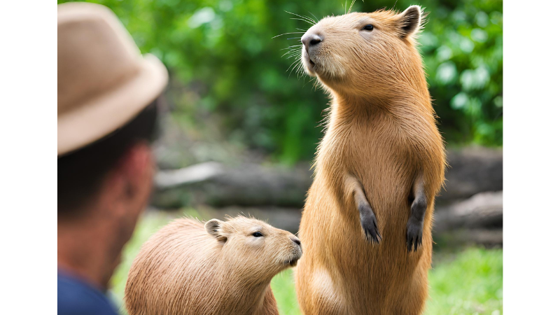 I touch Capybara photo 2